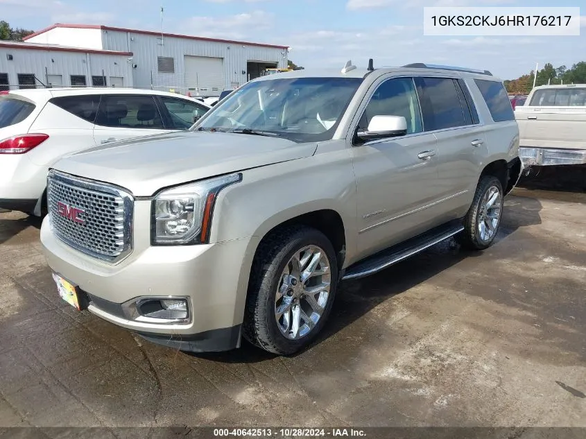 2017 GMC Yukon Denali VIN: 1GKS2CKJ6HR176217 Lot: 40642513