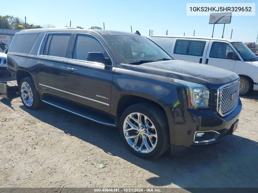 2017 GMC Yukon Xl Denali VIN: 1GKS2HKJ5HR329652 Lot: 40646391