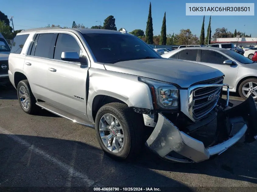 2017 GMC Yukon Sle VIN: 1GKS1AKC6HR308501 Lot: 40658790