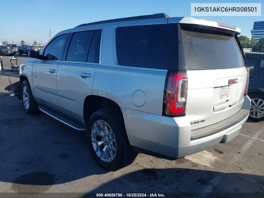 2017 GMC Yukon Sle VIN: 1GKS1AKC6HR308501 Lot: 40658790