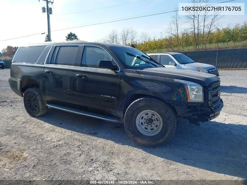 2017 GMC Yukon Xl Slt VIN: 1GKS2GKC7HR176705 Lot: 40705345