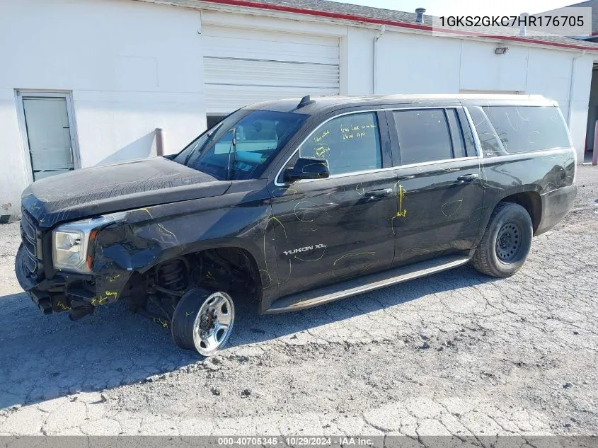 2017 GMC Yukon Xl Slt VIN: 1GKS2GKC7HR176705 Lot: 40705345