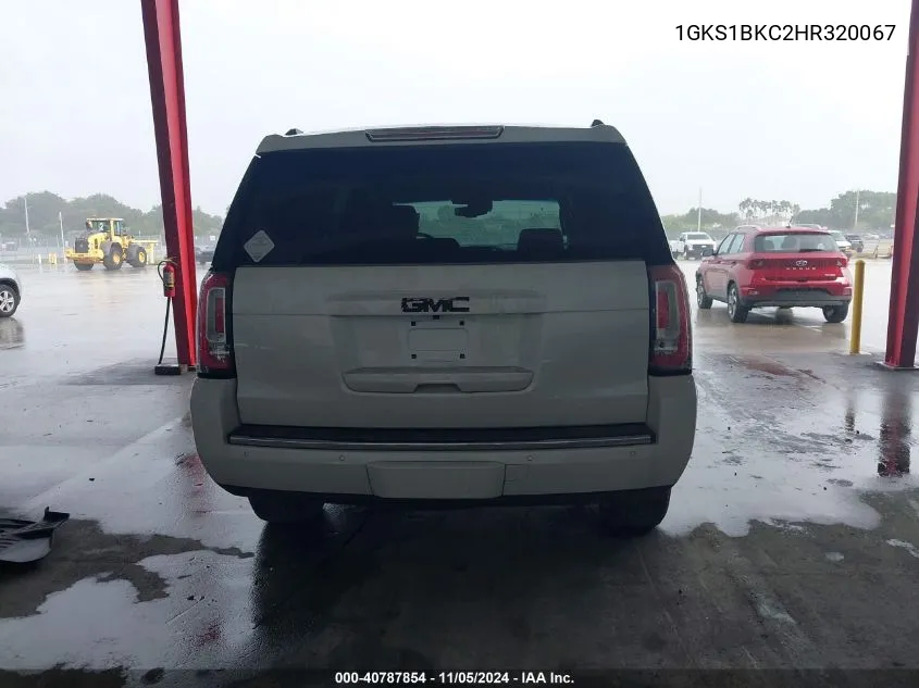 2017 GMC Yukon Slt VIN: 1GKS1BKC2HR320067 Lot: 40787854