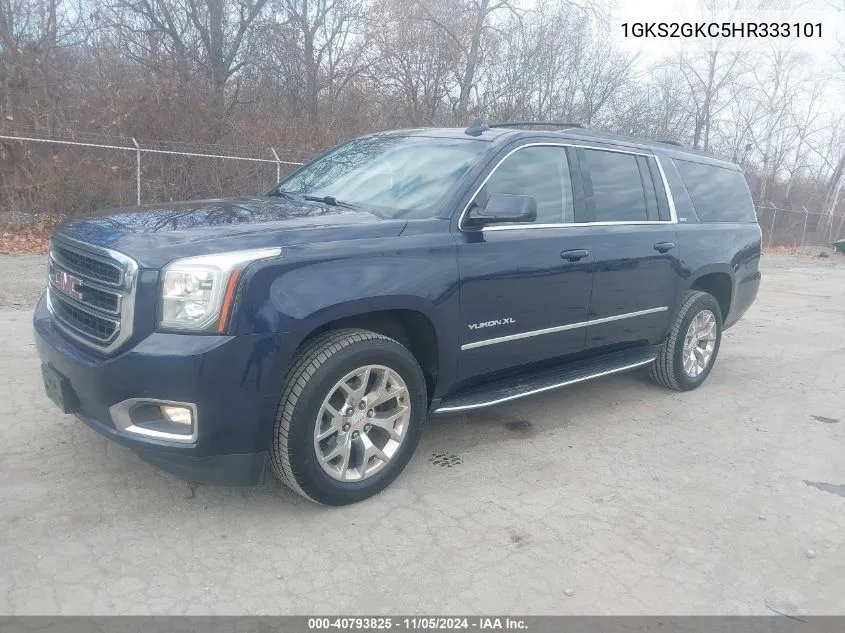 2017 GMC Yukon Xl Slt VIN: 1GKS2GKC5HR333101 Lot: 40793825