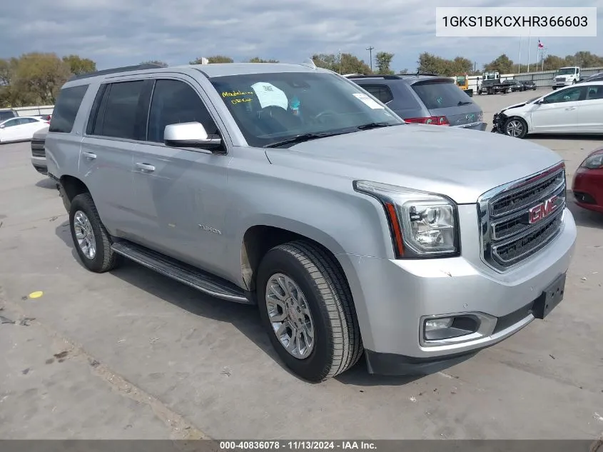 1GKS1BKCXHR366603 2017 GMC Yukon Slt