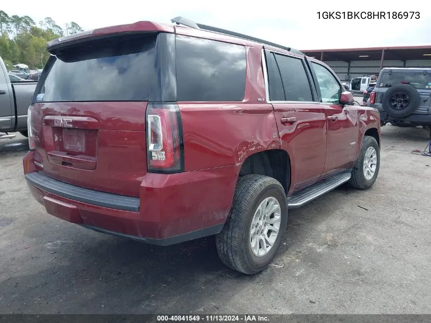 2017 GMC Yukon Slt VIN: 1GKS1BKC8HR186973 Lot: 40841549