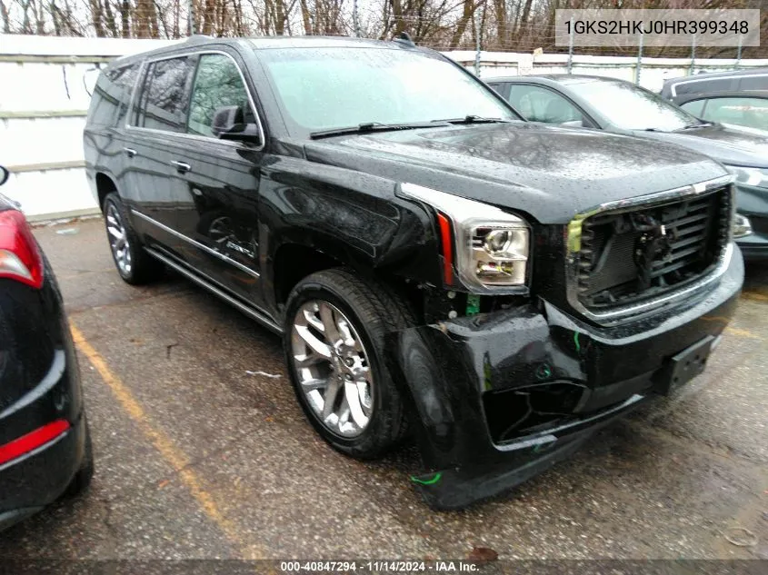 2017 GMC Yukon Xl Denali VIN: 1GKS2HKJ0HR399348 Lot: 40847294