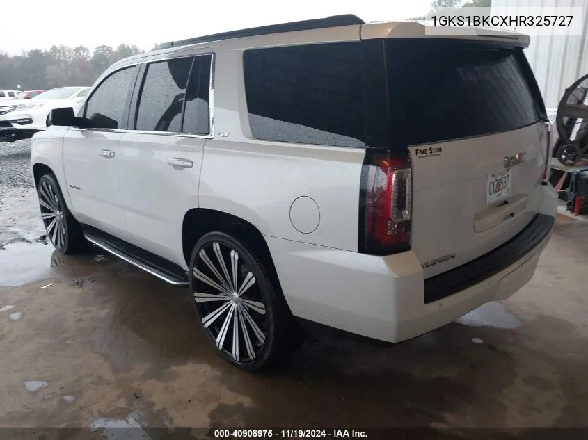 1GKS1BKCXHR325727 2017 GMC Yukon Slt