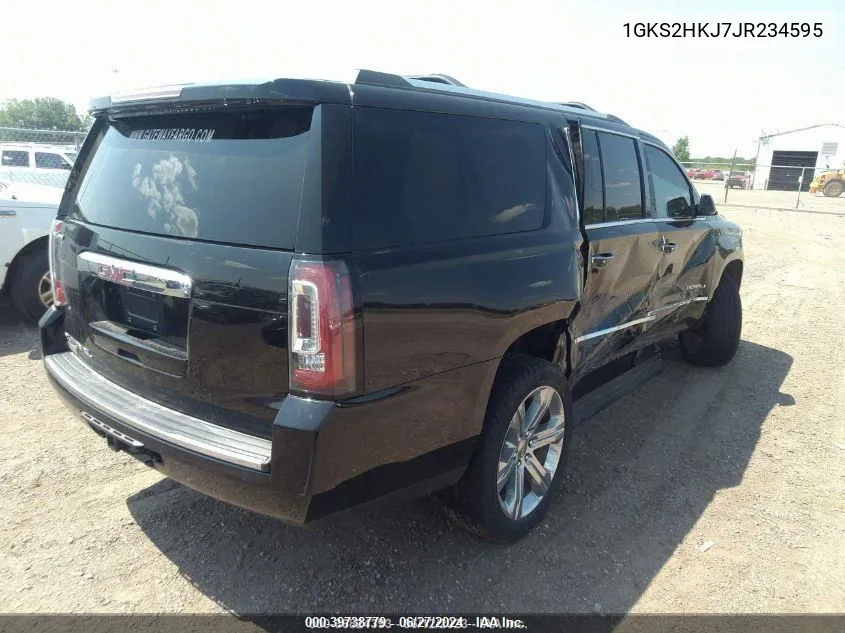 2018 GMC Yukon Xl Denali VIN: 1GKS2HKJ7JR234595 Lot: 39738779