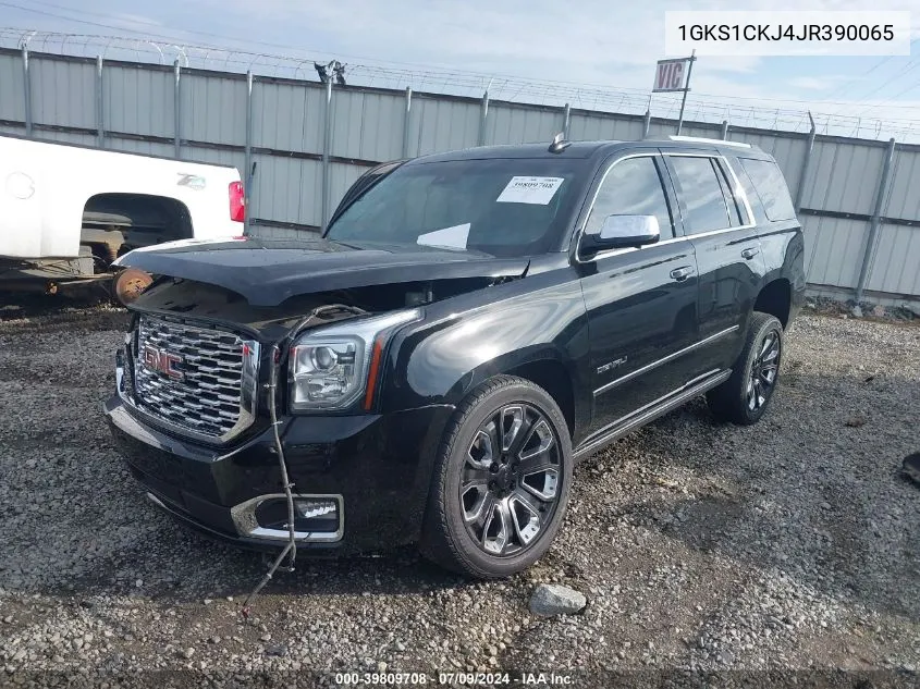 2018 GMC Yukon Denali VIN: 1GKS1CKJ4JR390065 Lot: 39809708