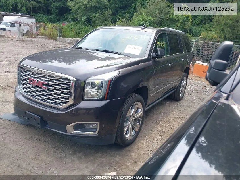 2018 GMC Yukon Denali VIN: 1GKS2CKJXJR125292 Lot: 39943674