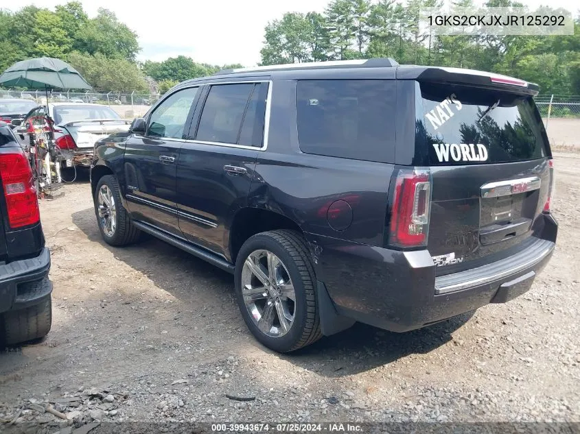 1GKS2CKJXJR125292 2018 GMC Yukon Denali