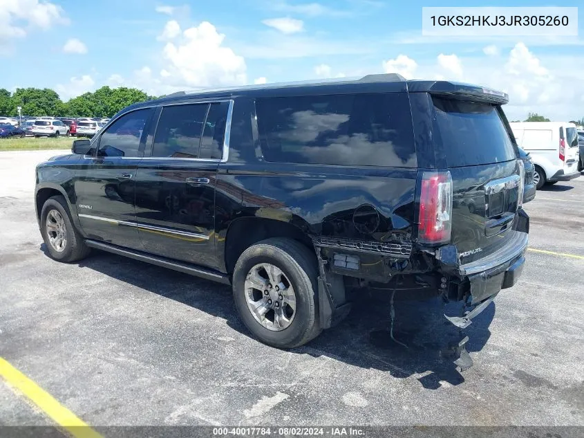 1GKS2HKJ3JR305260 2018 GMC Yukon Xl Denali