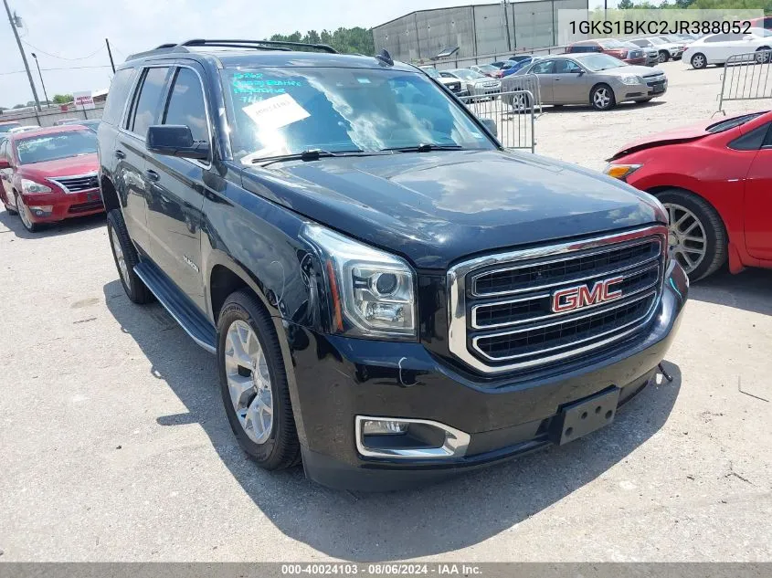 2018 GMC Yukon Slt VIN: 1GKS1BKC2JR388052 Lot: 40024103