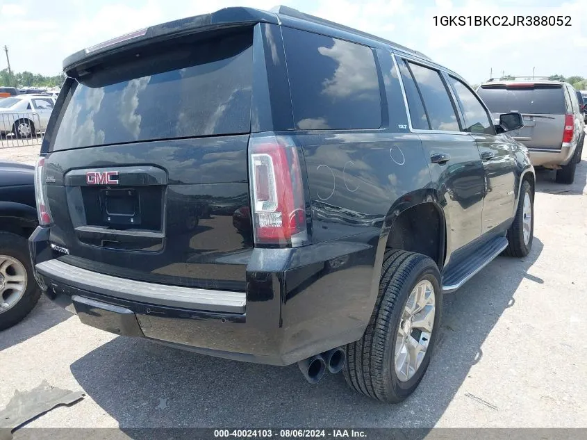 2018 GMC Yukon Slt VIN: 1GKS1BKC2JR388052 Lot: 40024103