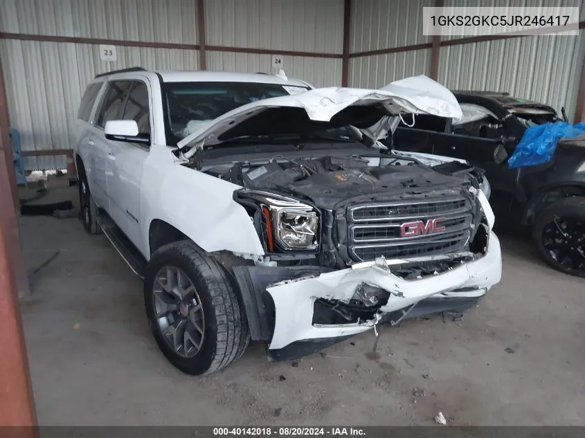 1GKS2GKC5JR246417 2018 GMC Yukon Xl K1500 Slt