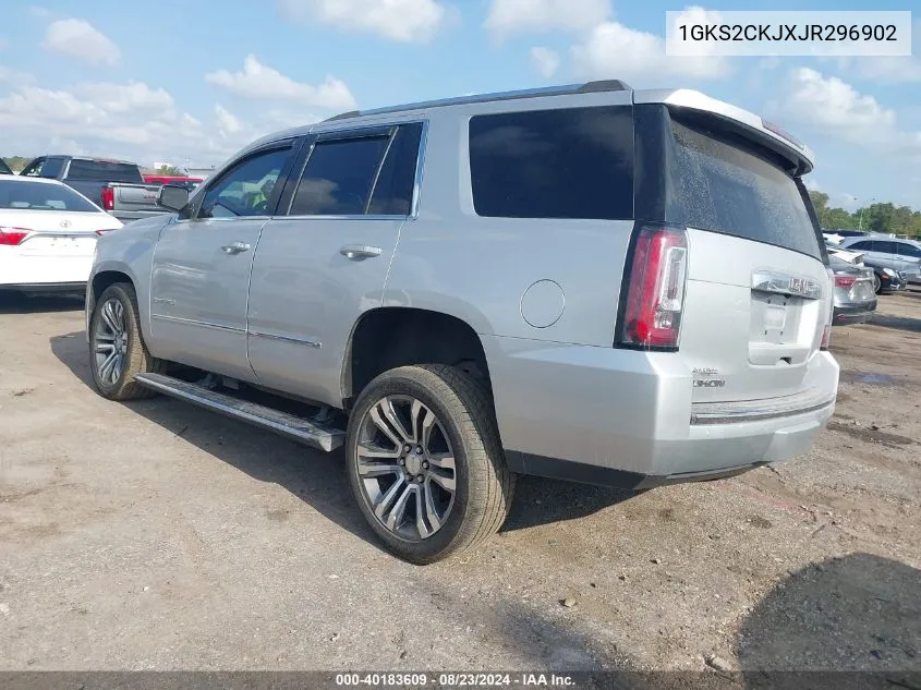 1GKS2CKJXJR296902 2018 GMC Yukon Denali