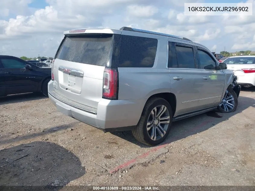 1GKS2CKJXJR296902 2018 GMC Yukon Denali