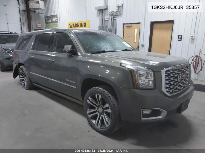 2018 GMC Yukon Xl Denali VIN: 1GKS2HKJ0JR135357 Lot: 40186133