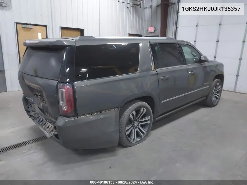 1GKS2HKJ0JR135357 2018 GMC Yukon Xl Denali