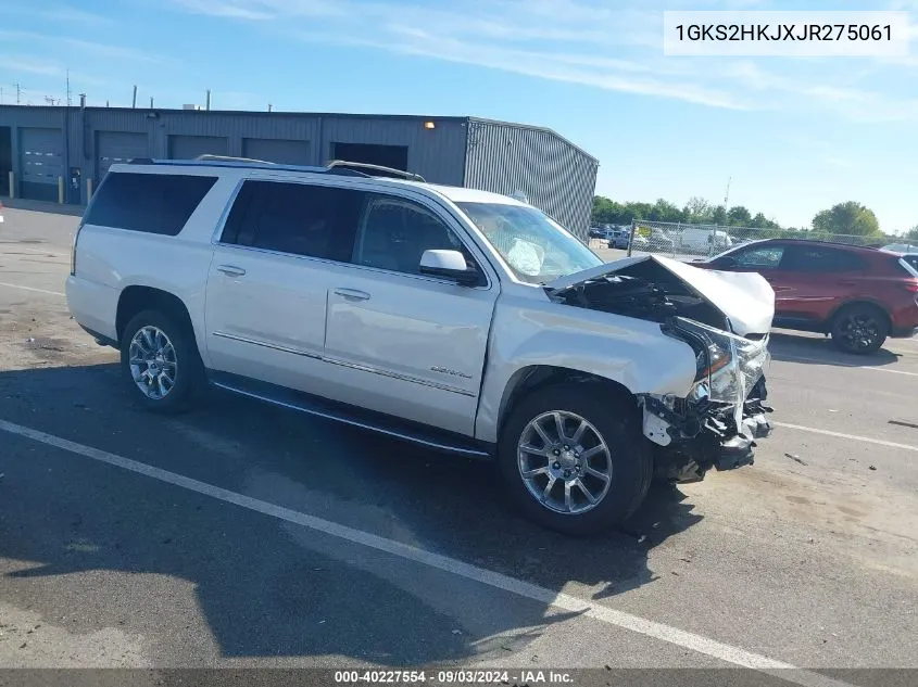 1GKS2HKJXJR275061 2018 GMC Yukon Xl Denali