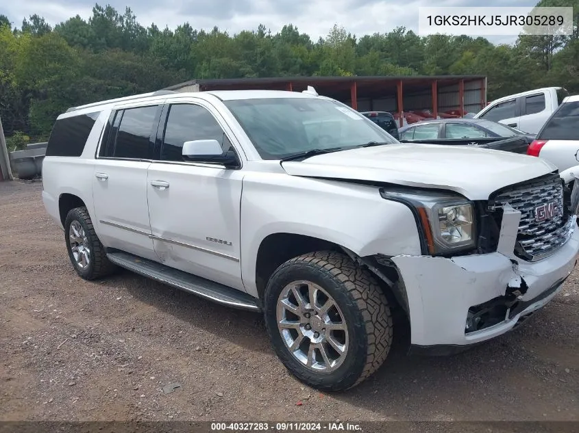 2018 GMC Yukon Xl Denali VIN: 1GKS2HKJ5JR305289 Lot: 40327283