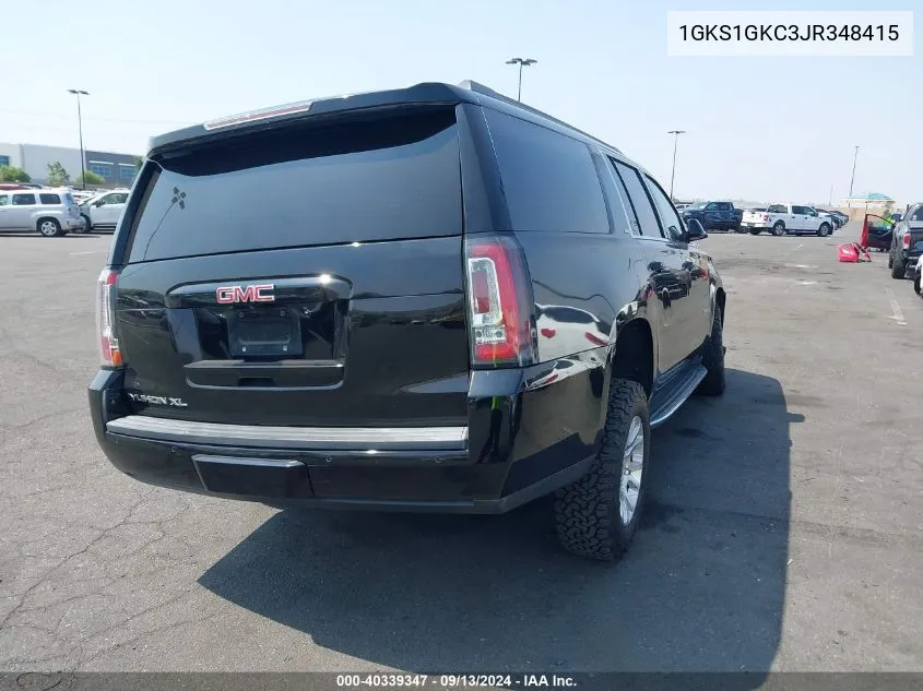 2018 GMC Yukon Xl Slt VIN: 1GKS1GKC3JR348415 Lot: 40339347