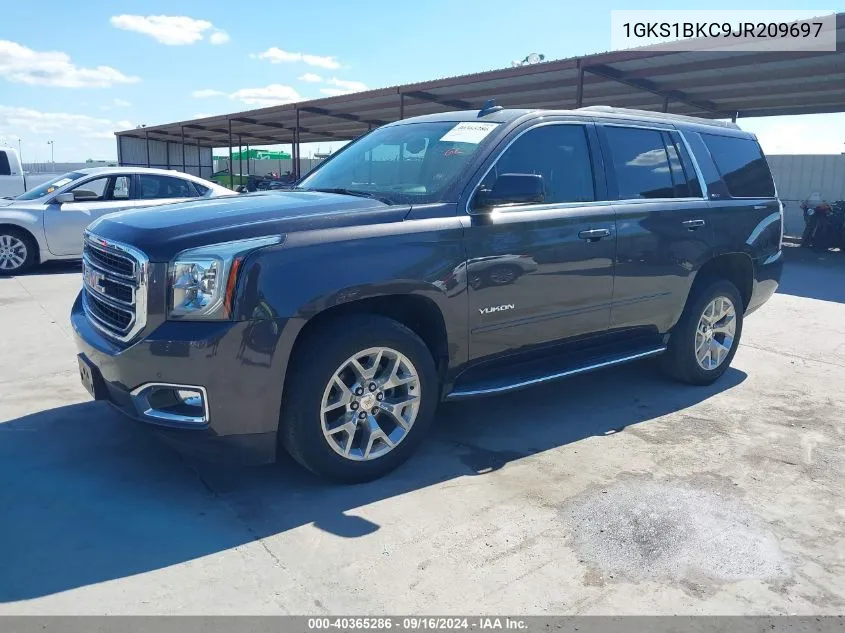 2018 GMC Yukon Slt VIN: 1GKS1BKC9JR209697 Lot: 40365286