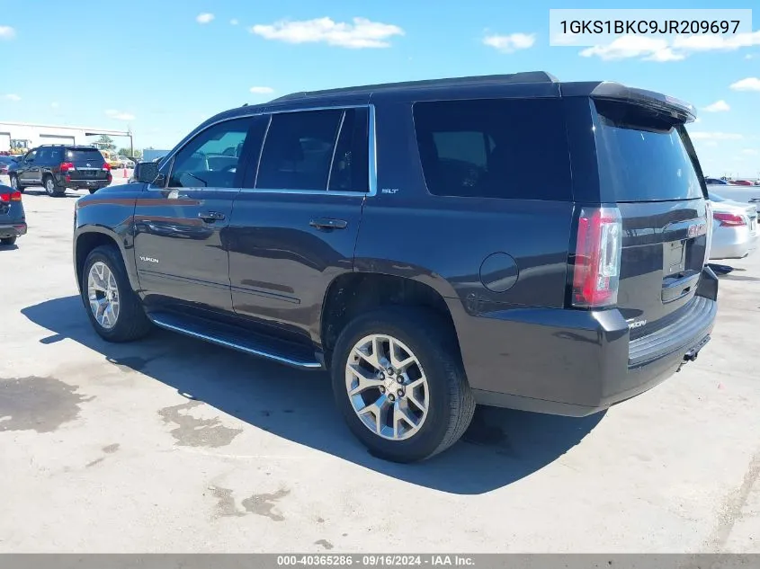 2018 GMC Yukon Slt VIN: 1GKS1BKC9JR209697 Lot: 40365286