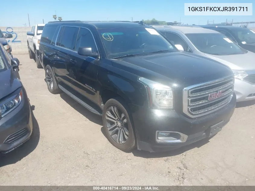 2018 GMC Yukon Xl C1500 Sle VIN: 1GKS1FKCXJR391711 Lot: 40416714