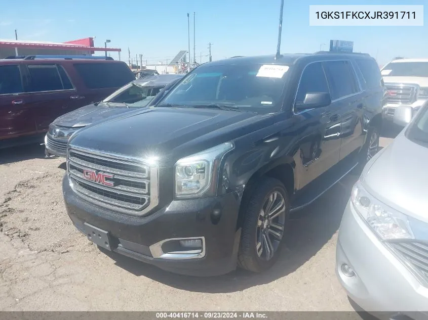 2018 GMC Yukon Xl C1500 Sle VIN: 1GKS1FKCXJR391711 Lot: 40416714