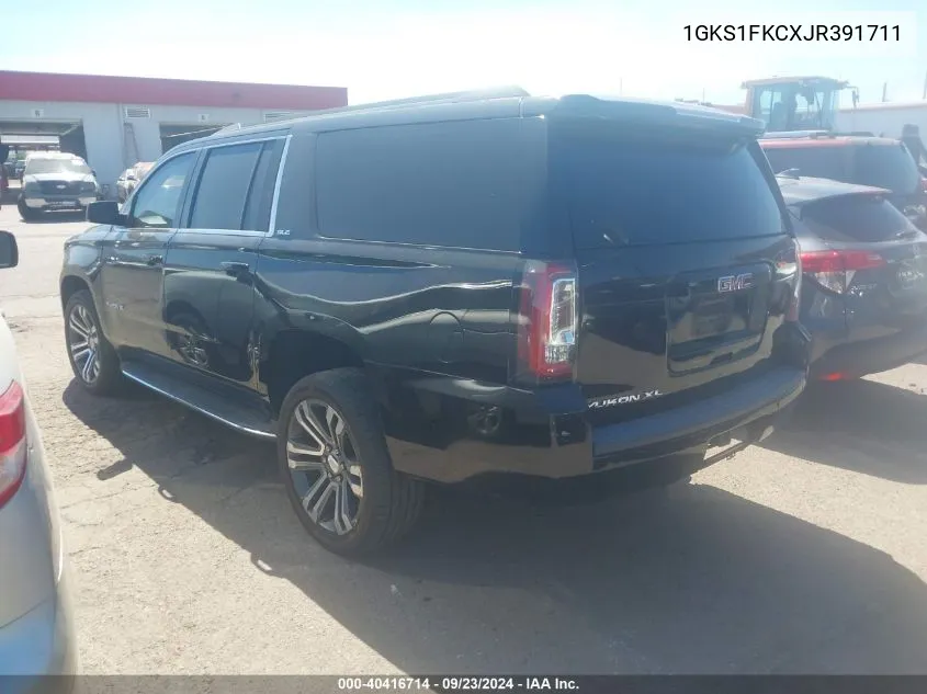 1GKS1FKCXJR391711 2018 GMC Yukon Xl C1500 Sle