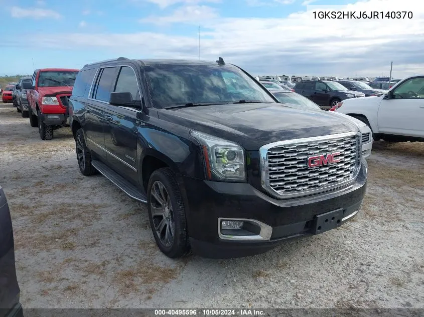 2018 GMC Yukon Xl Denali VIN: 1GKS2HKJ6JR140370 Lot: 40495596