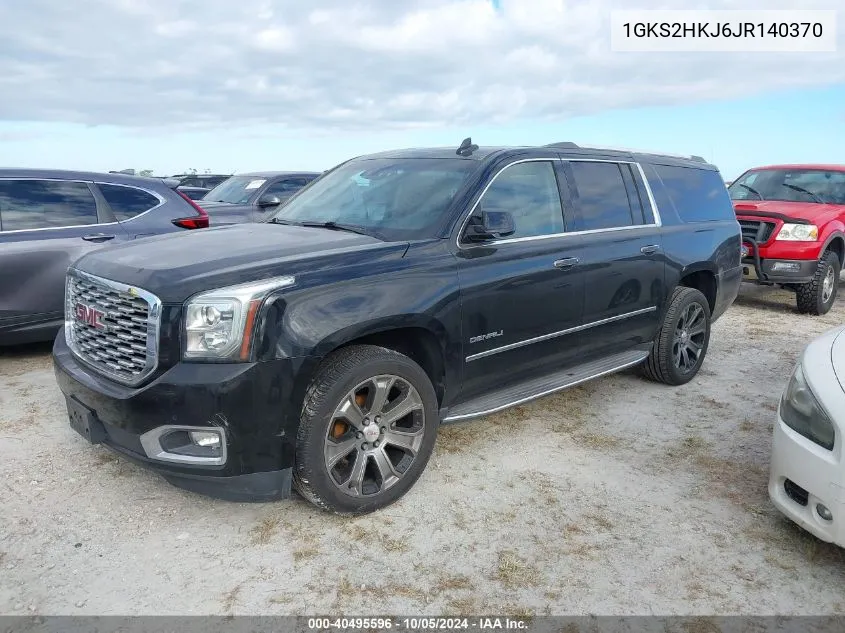 2018 GMC Yukon Xl Denali VIN: 1GKS2HKJ6JR140370 Lot: 40495596