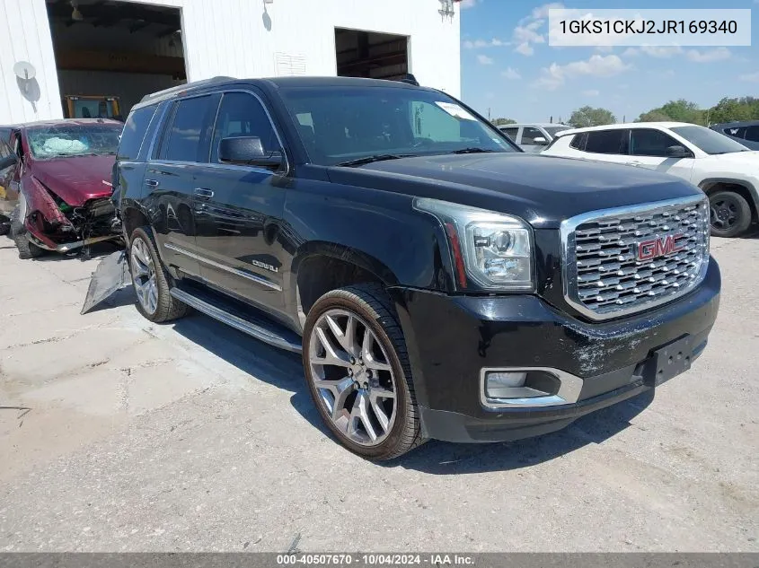 2018 GMC Yukon Denali VIN: 1GKS1CKJ2JR169340 Lot: 40507670