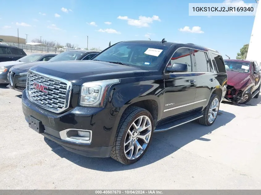 2018 GMC Yukon Denali VIN: 1GKS1CKJ2JR169340 Lot: 40507670