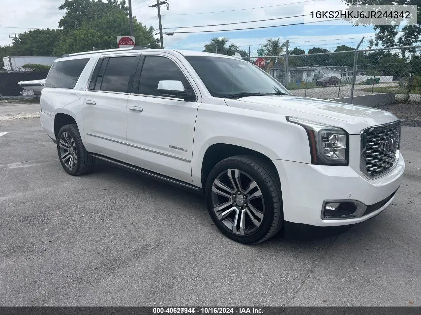 1GKS2HKJ6JR244342 2018 GMC Yukon Xl Denali