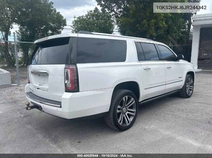 1GKS2HKJ6JR244342 2018 GMC Yukon Xl Denali