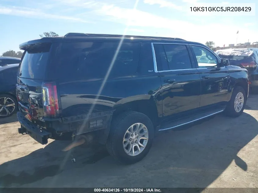 1GKS1GKC5JR208429 2018 GMC Yukon Xl Slt