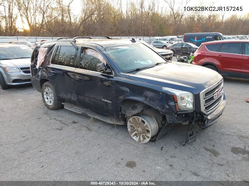 2018 GMC Yukon Slt VIN: 1GKS2BKC2JR157245 Lot: 40729343