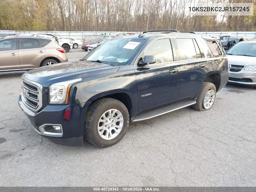 1GKS2BKC2JR157245 2018 GMC Yukon Slt