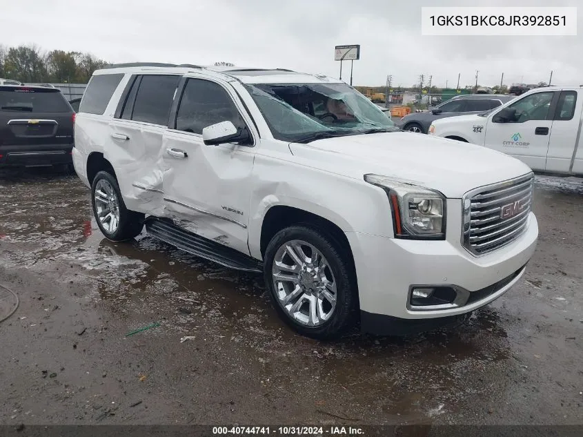 2018 GMC Yukon Slt VIN: 1GKS1BKC8JR392851 Lot: 40744741