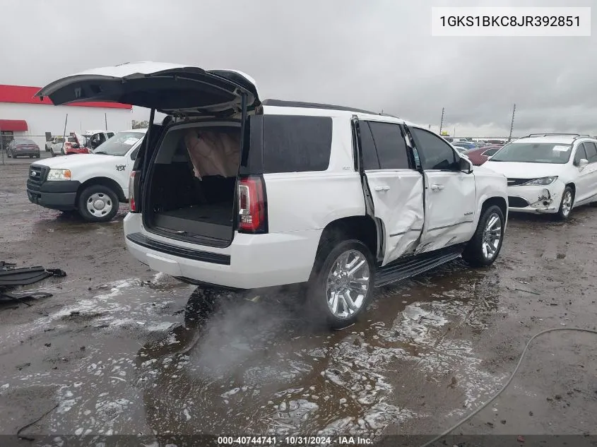 2018 GMC Yukon Slt VIN: 1GKS1BKC8JR392851 Lot: 40744741