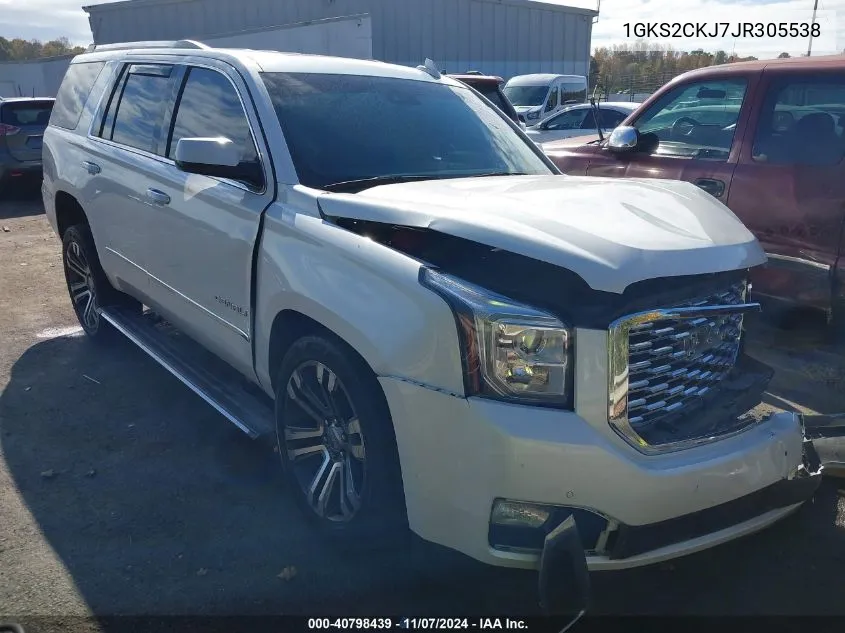 2018 GMC Yukon Denali VIN: 1GKS2CKJ7JR305538 Lot: 40798439