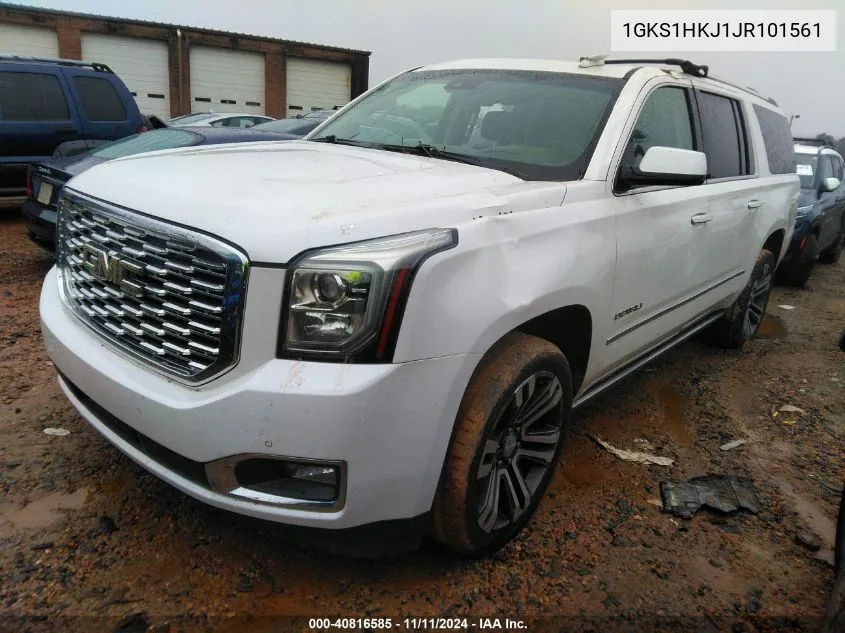 2018 GMC Yukon Xl Denali VIN: 1GKS1HKJ1JR101561 Lot: 40816585