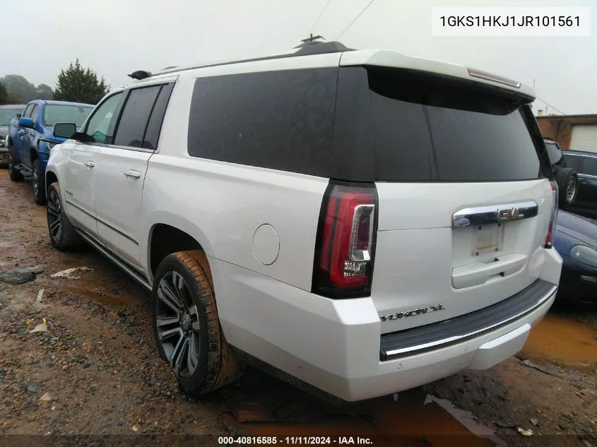 2018 GMC Yukon Xl Denali VIN: 1GKS1HKJ1JR101561 Lot: 40816585