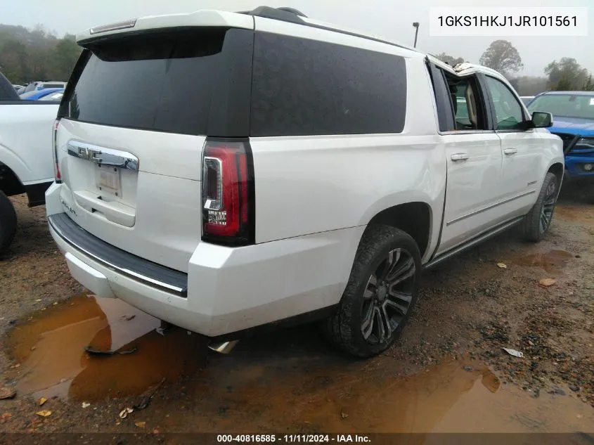 2018 GMC Yukon Xl Denali VIN: 1GKS1HKJ1JR101561 Lot: 40816585