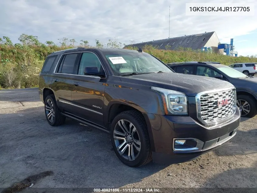 2018 GMC Yukon Denali VIN: 1GKS1CKJ4JR127705 Lot: 40821886