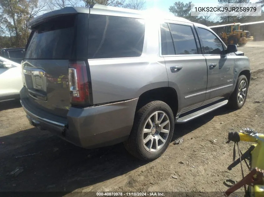 2018 GMC Yukon Denali VIN: 1GKS2CKJ9JR258979 Lot: 40870978