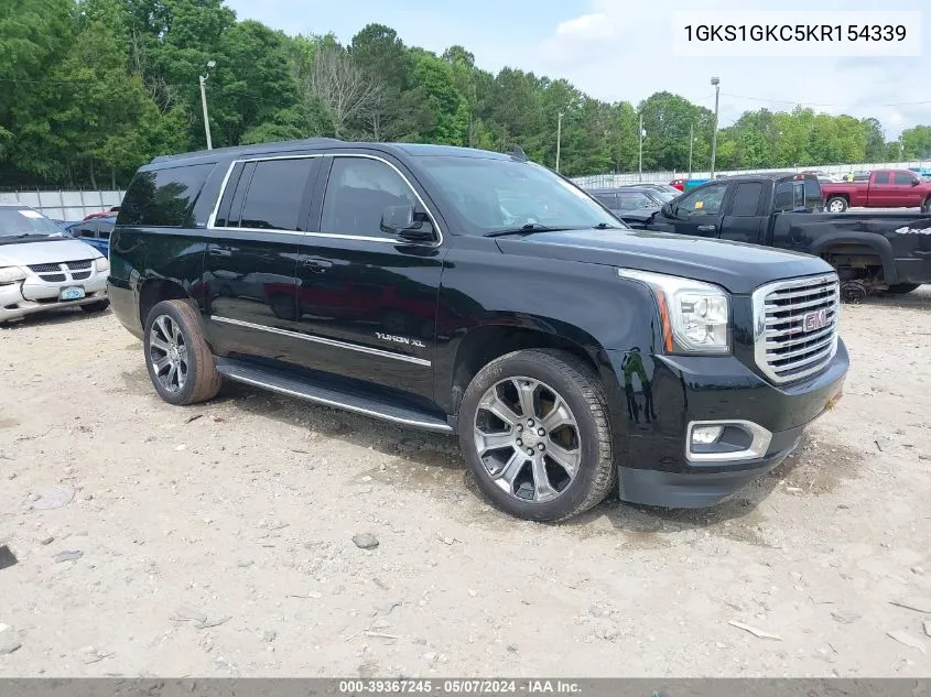 2019 GMC Yukon Xl Slt VIN: 1GKS1GKC5KR154339 Lot: 39367245